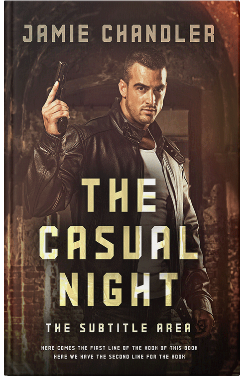 Front view of Premade Mystery & Thriller & Suspense Book Cover - Eclipse