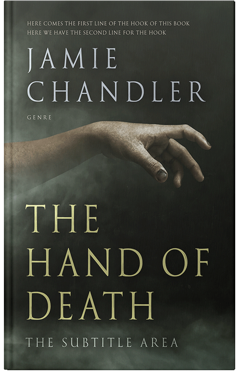 Front view of Premade Horror Book Cover - Log Cabin