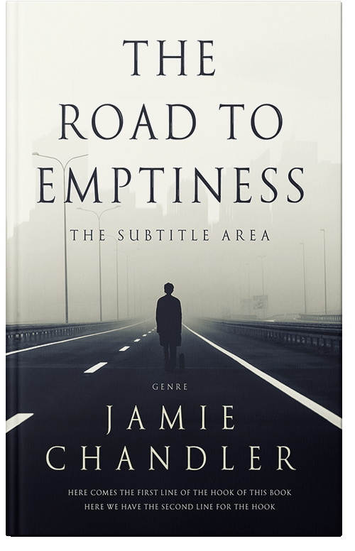 Front view of Premade Science Fiction Book Cover - Green White