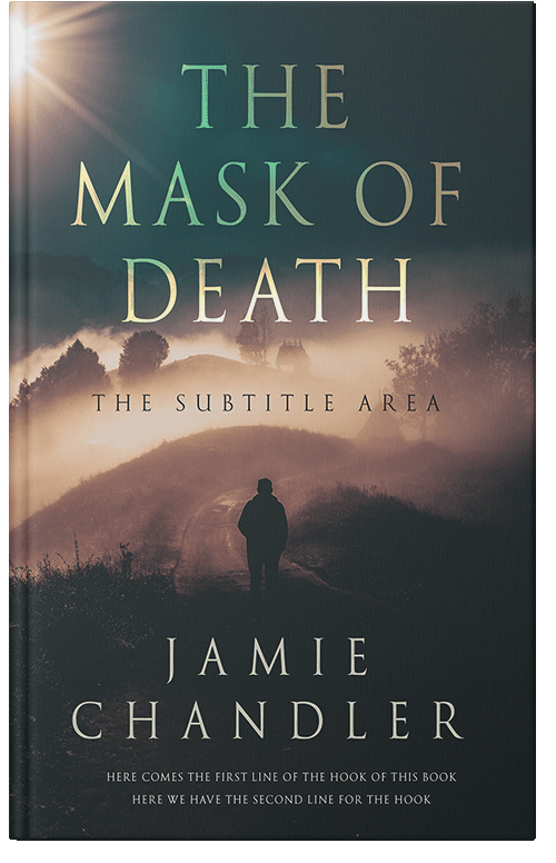 Front view of Premade Mystery & Thriller & Suspense Book Cover - Outer Space