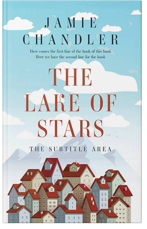 Front view of Premade Literary Fiction Book Cover - Jagged Ice