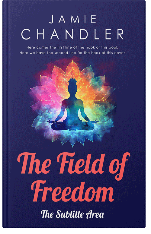 Front view of Premade Health & Mind & Body Book Cover - Bunting