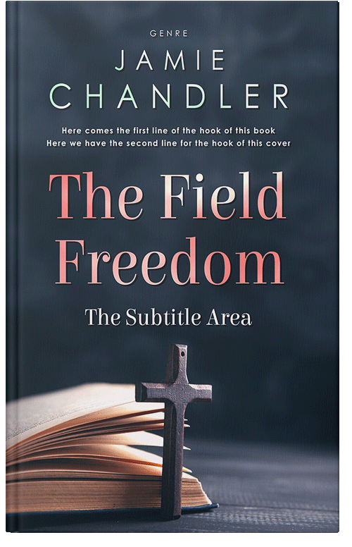 Front view of Premade Religion & Spirituality Book Cover - Mirage