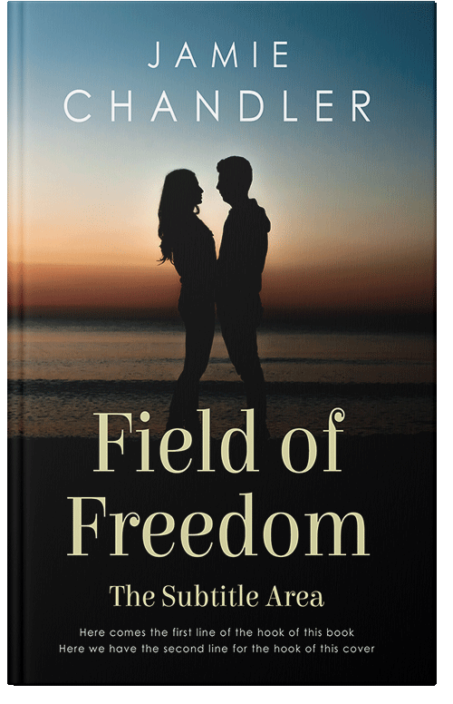 Front view of Premade Romance Book Cover - Coral Reef