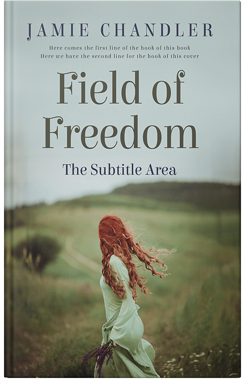 Front view of Premade Romance Book Cover - Powder Ash