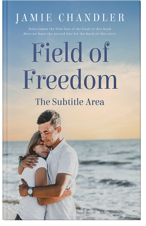 Front view of Premade Romance Book Cover - Timberwolf