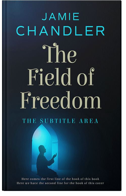 Front view of Premade Religion & Spirituality Book Cover - Black Pearl