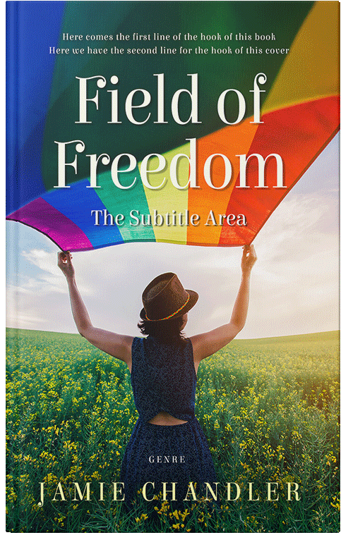 Front view of Premade Nature Book Cover - Calico