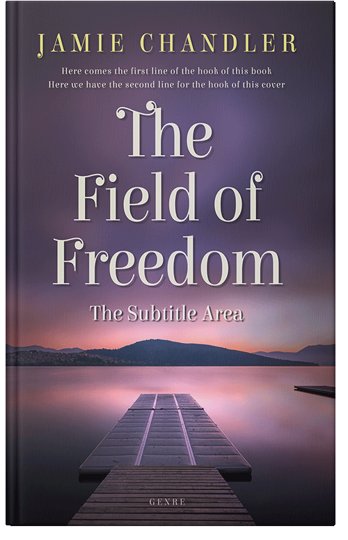 Front view of Premade Nature Book Cover - Mulled Wine