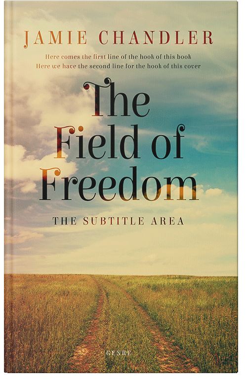 Front view of Premade Nature Book Cover - Indian Khaki