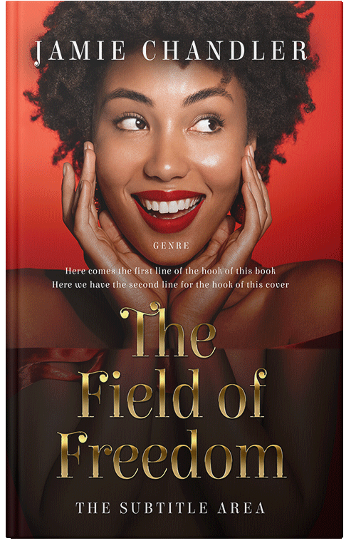 Front view of Premade Chick Lit Book Cover - Raw Sienna