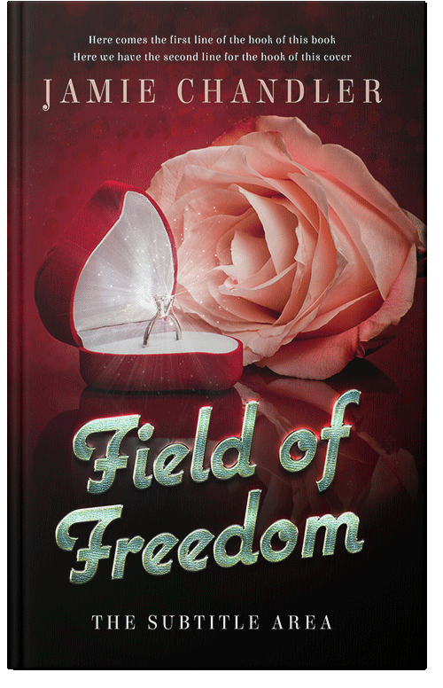 Front view of Premade Romance Book Cover - Oriental Pink