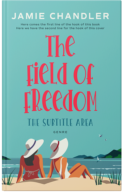 Front view of Premade Chick Lit Book Cover - Glacier