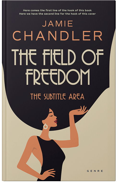 Front view of Premade Chick Lit Book Cover - Cameo