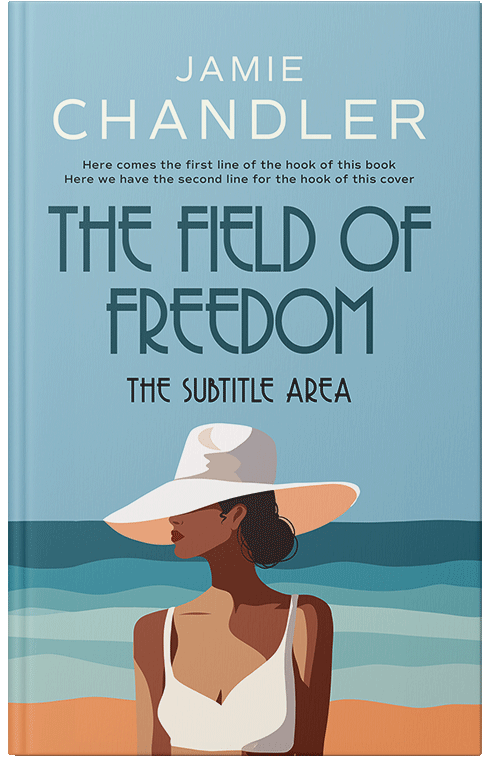 Front view of Premade Chick Lit Book Cover - Half Baked