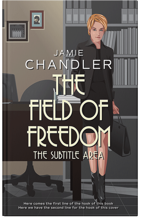 Front view of Premade Business Book Cover - Dune