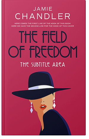 Premade Book Cover Maroon Flush