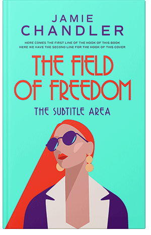 Premade Book Cover Aquamarine