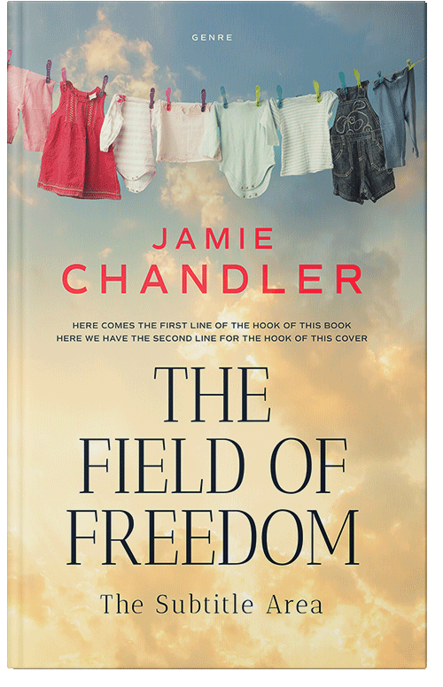 Front view of Premade Family & Parenting Book Cover - Grain Brown