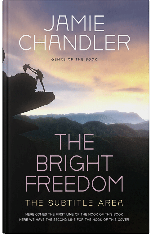 Front view of Premade Action & Adventure Book Cover - Woodsmoke