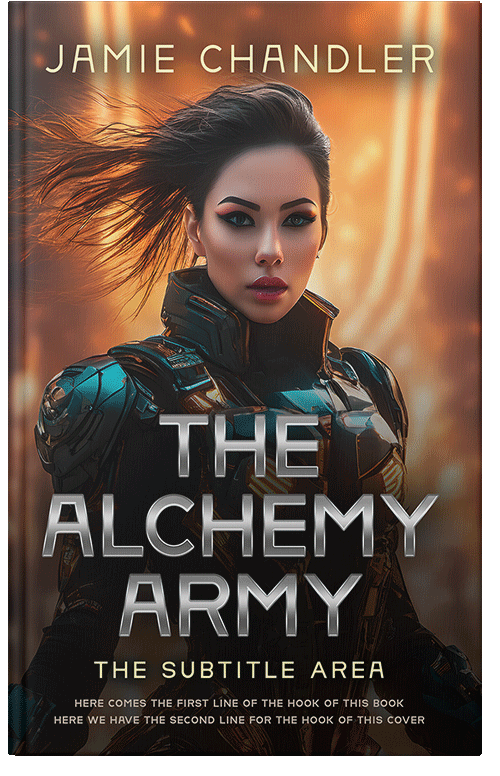 Front view of Premade Science Fiction Book Cover - Whiskey