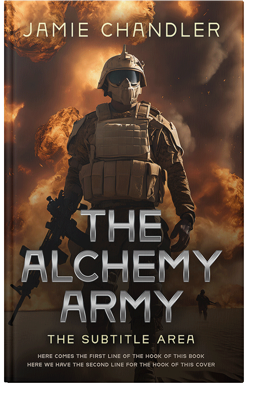 Front view of Premade Apocalyptica Book Cover - Mikado