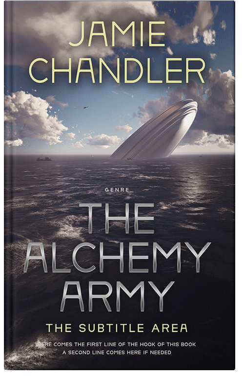 Front view of Premade Science Fiction Book Cover - Charade