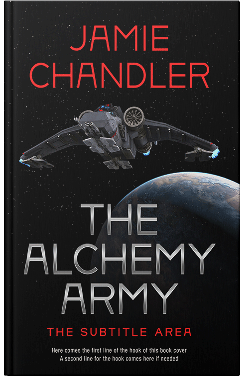 Front view of Premade Science Fiction Book Cover - Woodsmoke