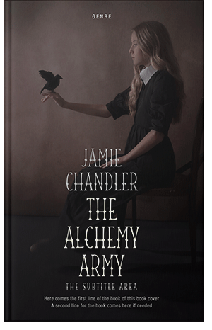 Pre Made Book Cover Cocoa Brown