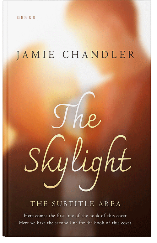 Front view of Premade Romance Book Cover - Bronze