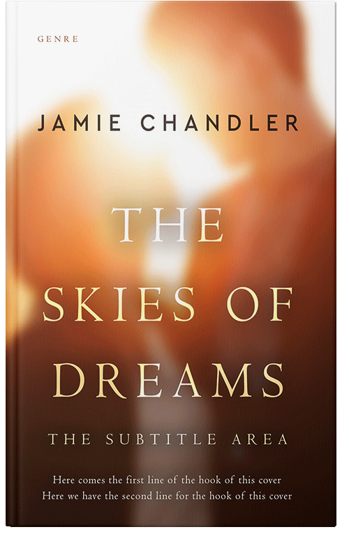 Front view of Premade Romance Book Cover - Copper