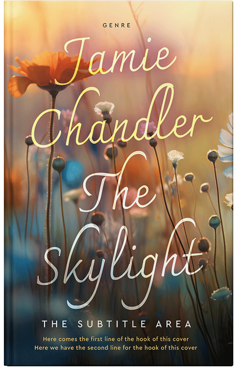 Front view of Premade Nature Book Cover - Barley Corn