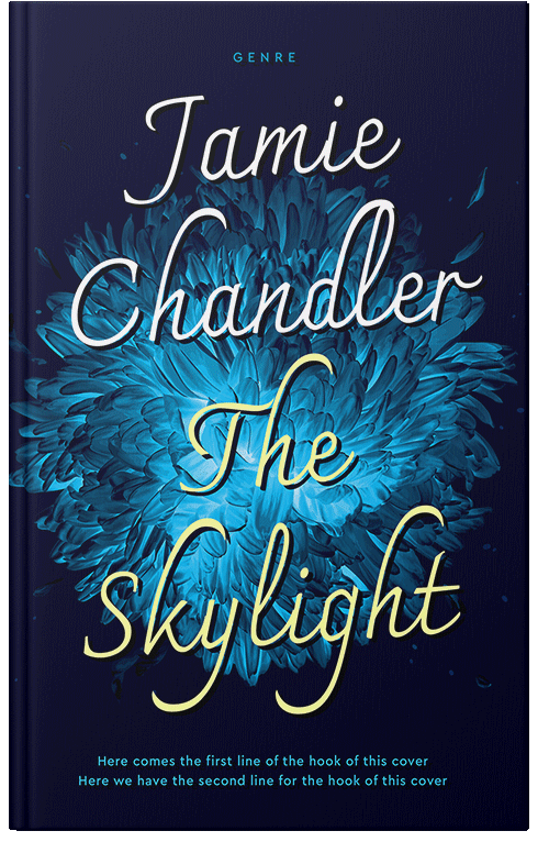 Front view of Premade Nature Book Cover - Black Pearl