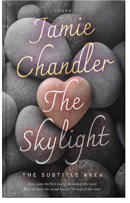 Front view of Premade Poetry Book Cover - Tundora