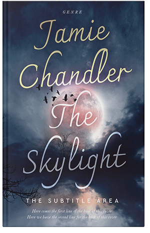 Pre Made Book Cover Cloud Burst