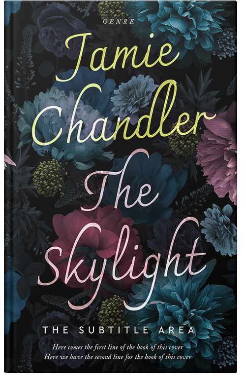 Front view of Premade Poetry Book Cover - Bunker