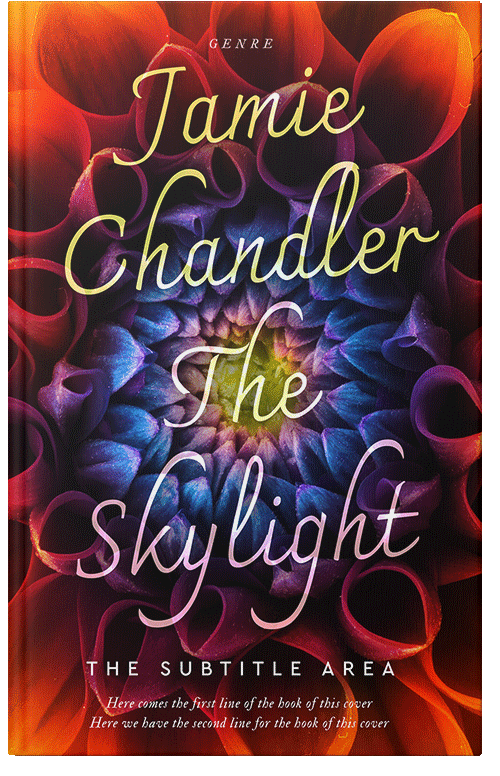 Front view of Premade Nature Book Cover - Japonica