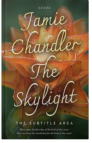 Pre Made Book Cover Metallic Bronze