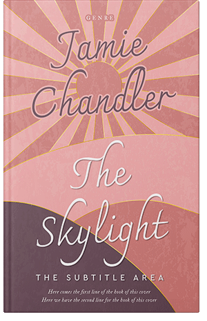 Pre Made Book Cover Petite Orchid