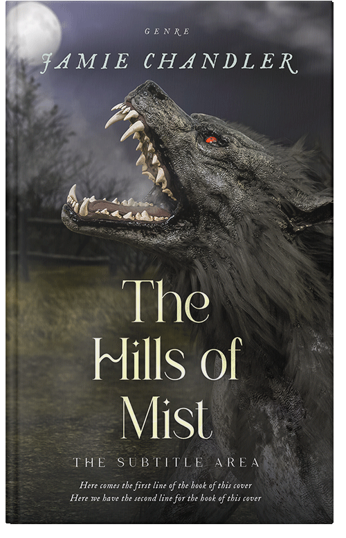 Front view of Premade Horror Book Cover - Tuatara