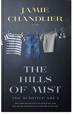 Pre Made Book Cover Ebony Clay