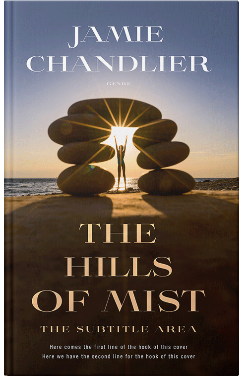 Front view of Premade Self-Improvement & Self-Help Book Cover - Vanilla