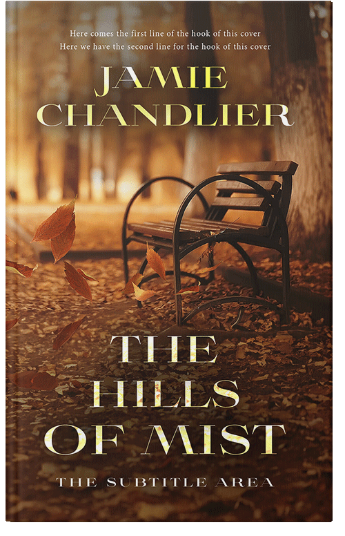 Front view of Premade Literary Fiction Book Cover - Brown Derby