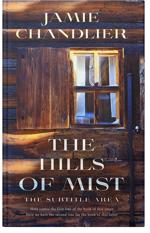 Front view of Premade Literary Fiction Book Cover - Woody Brown