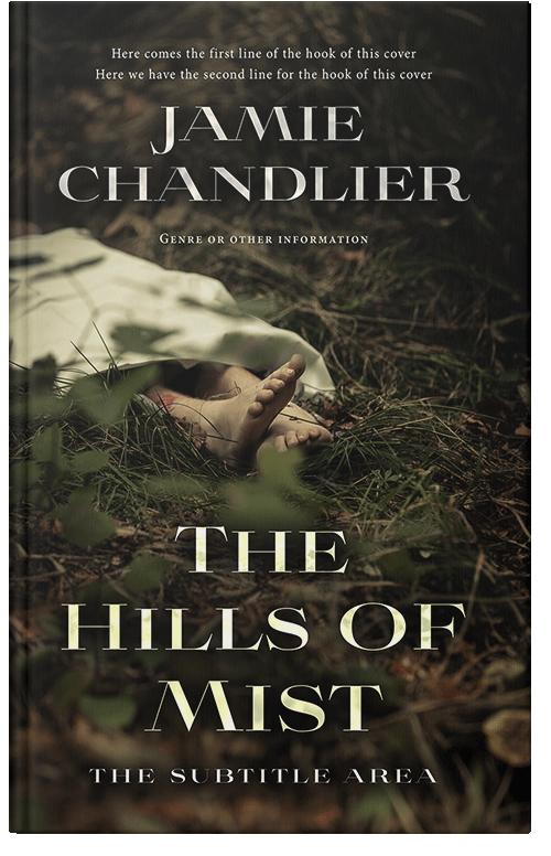 Front view of Premade Mystery & Thriller & Suspense Book Cover - Oil