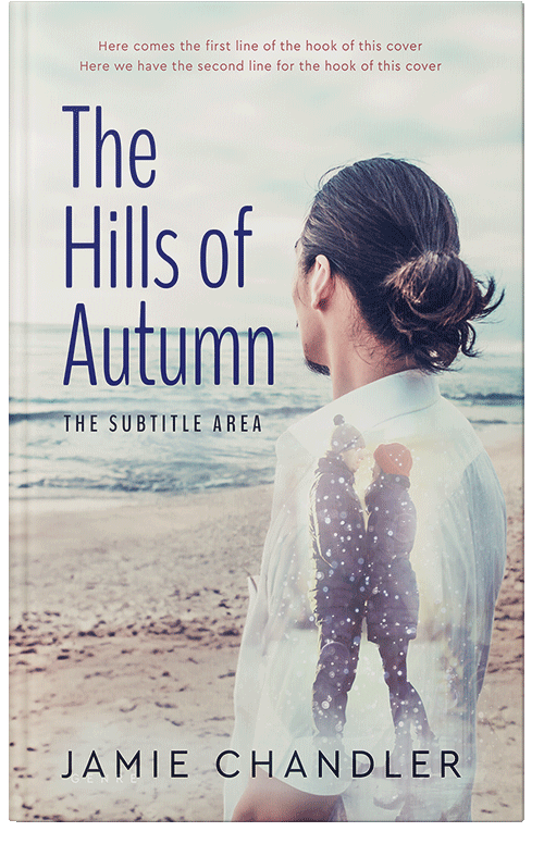 Front view of Premade Romance Book Cover - Timberwolf