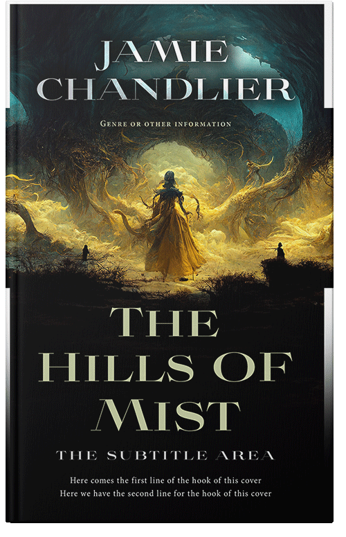 Front view of Premade Fantasy Book Cover - Husk