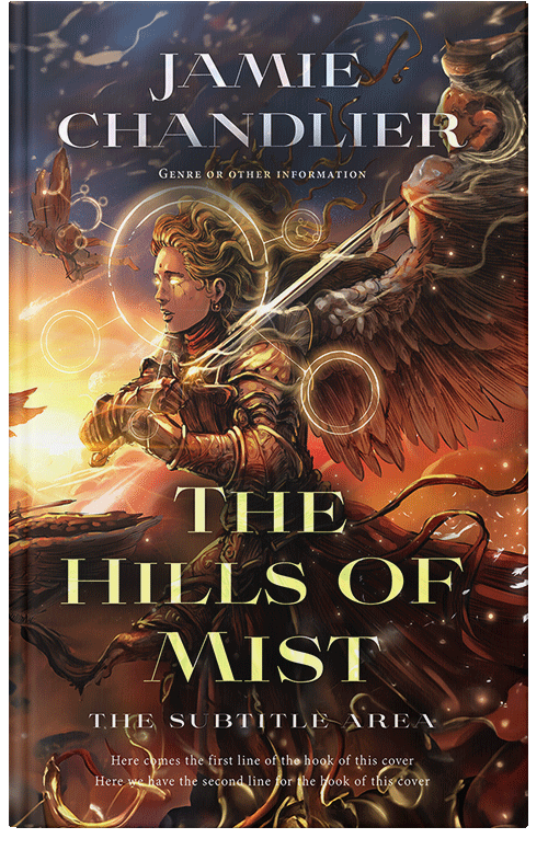 Front view of Premade Fantasy Book Cover - Eclipse