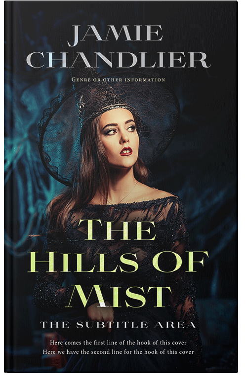 Front view of Premade Fantasy Book Cover - Woodsmoke