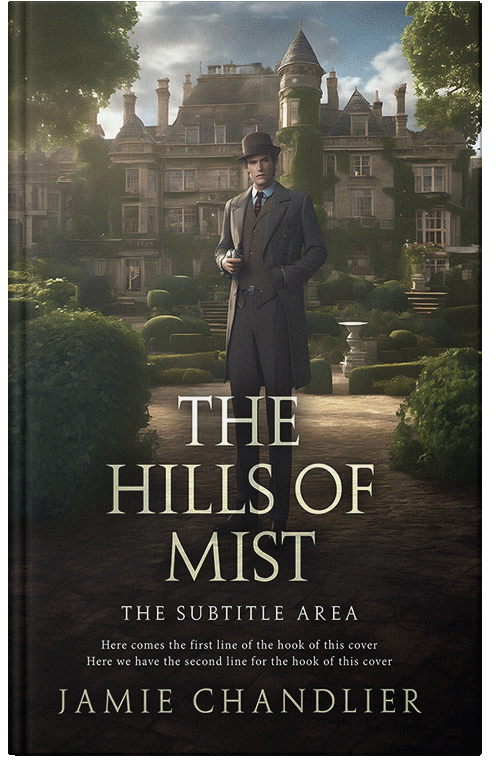 Front view of Premade Mystery & Thriller & Suspense Book Cover - Zeus